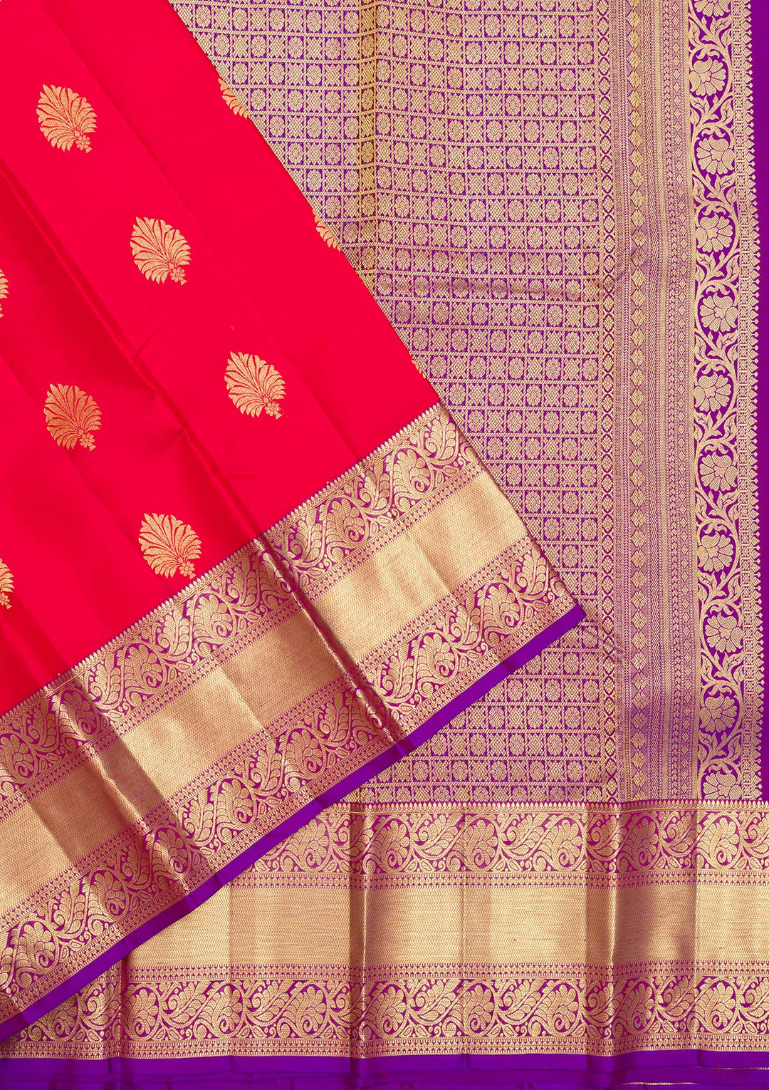 Red Zariwork Banarasi Pure Silk Saree
