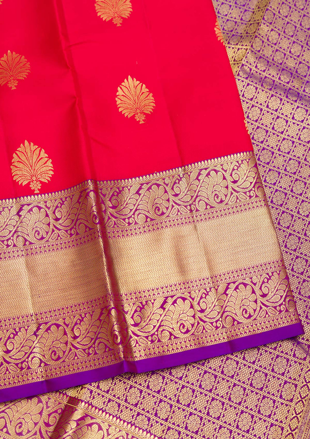 Red Zariwork Banarasi Pure Silk Saree