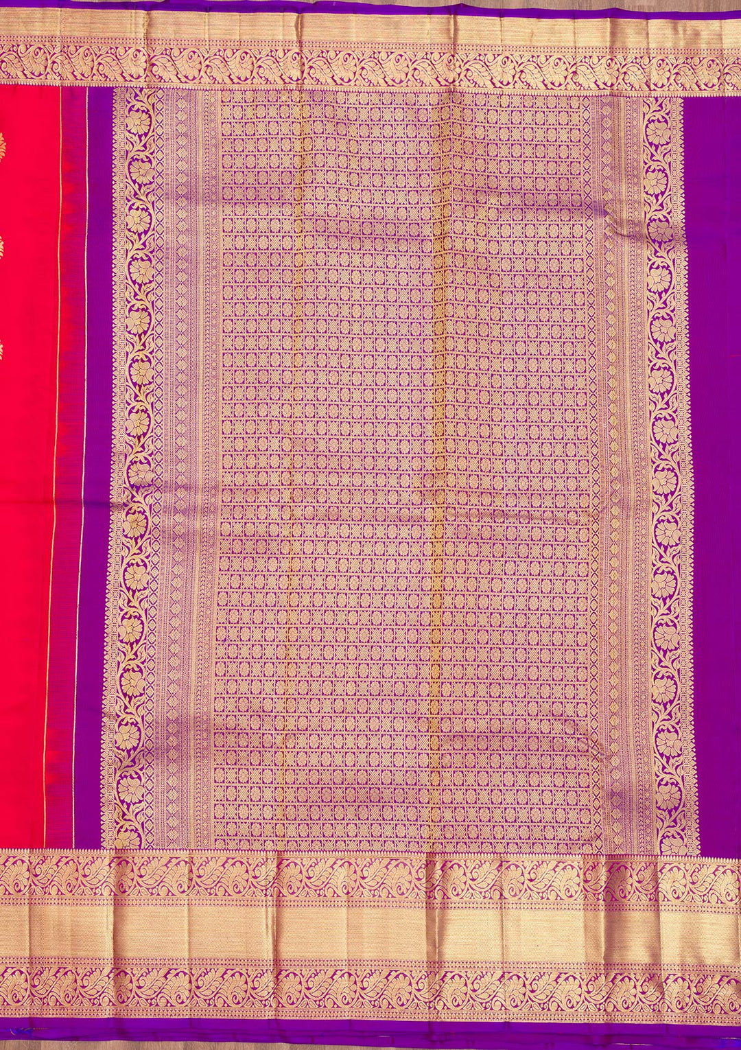 Red Zariwork Banarasi Pure Silk Saree