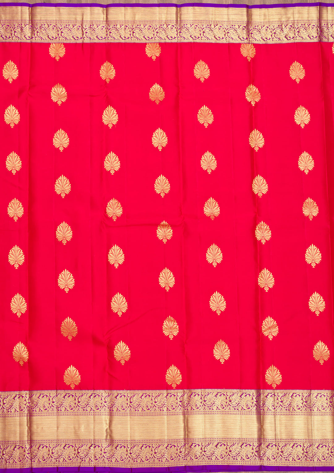 Red Zariwork Banarasi Pure Silk Saree