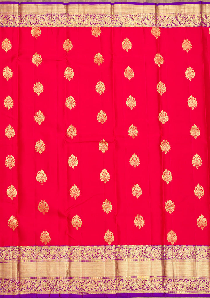 Red Zariwork Banarasi Pure Silk Saree