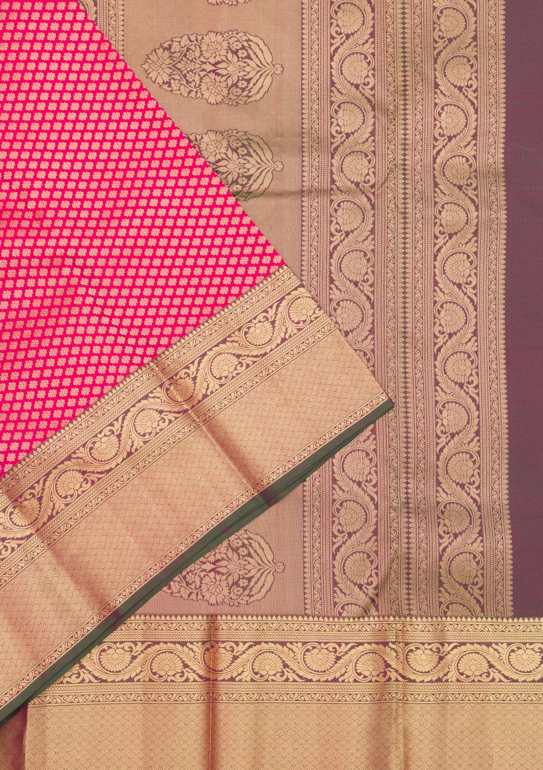 Red Zariwork Pure Silk Saree