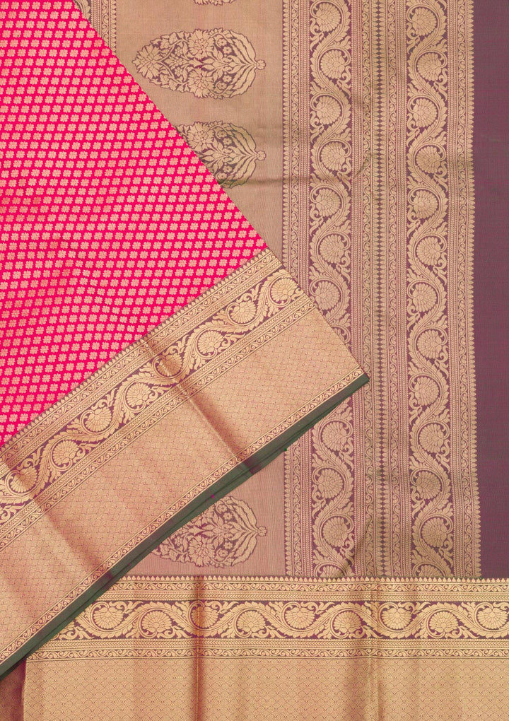 Red Zariwork Pure Silk Saree