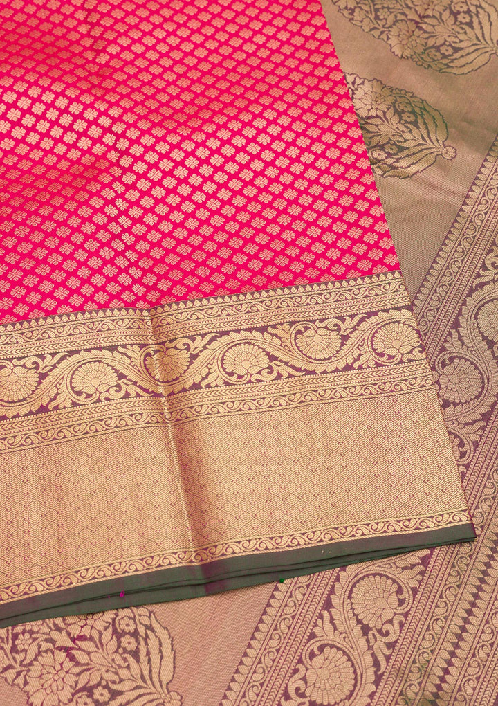 Red Zariwork Pure Silk Saree