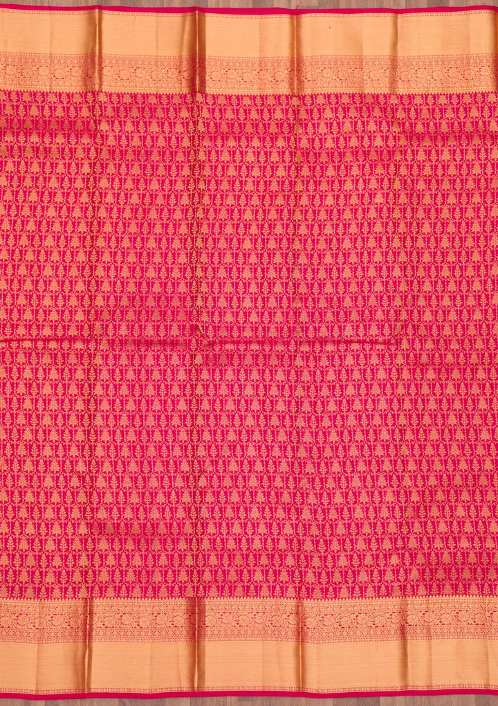 Red Zariwork Pure Silk Saree