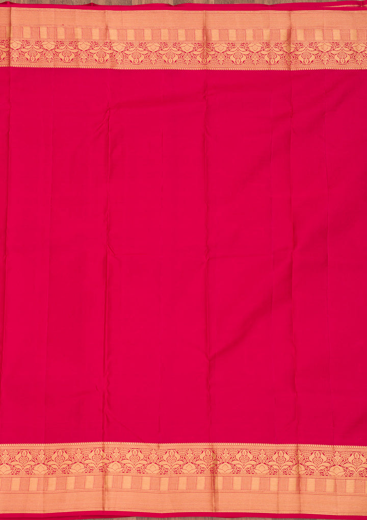 Red Zariwork Pure Silk Saree