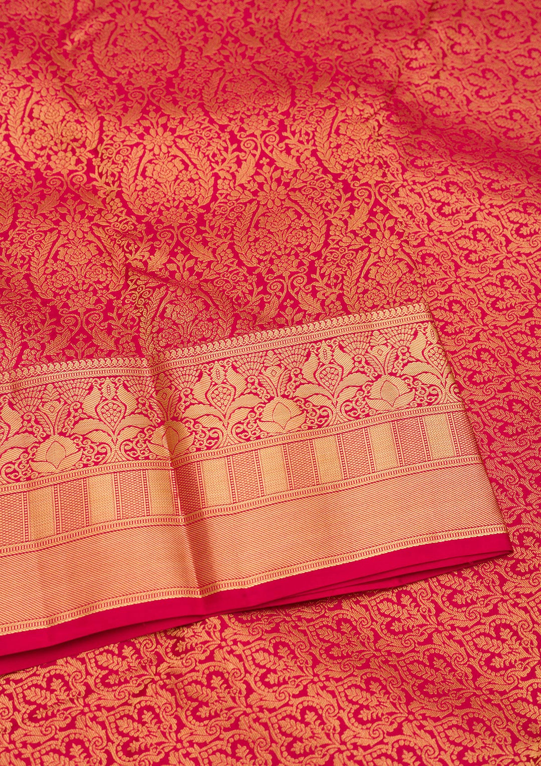 Red Zariwork Pure Silk Saree