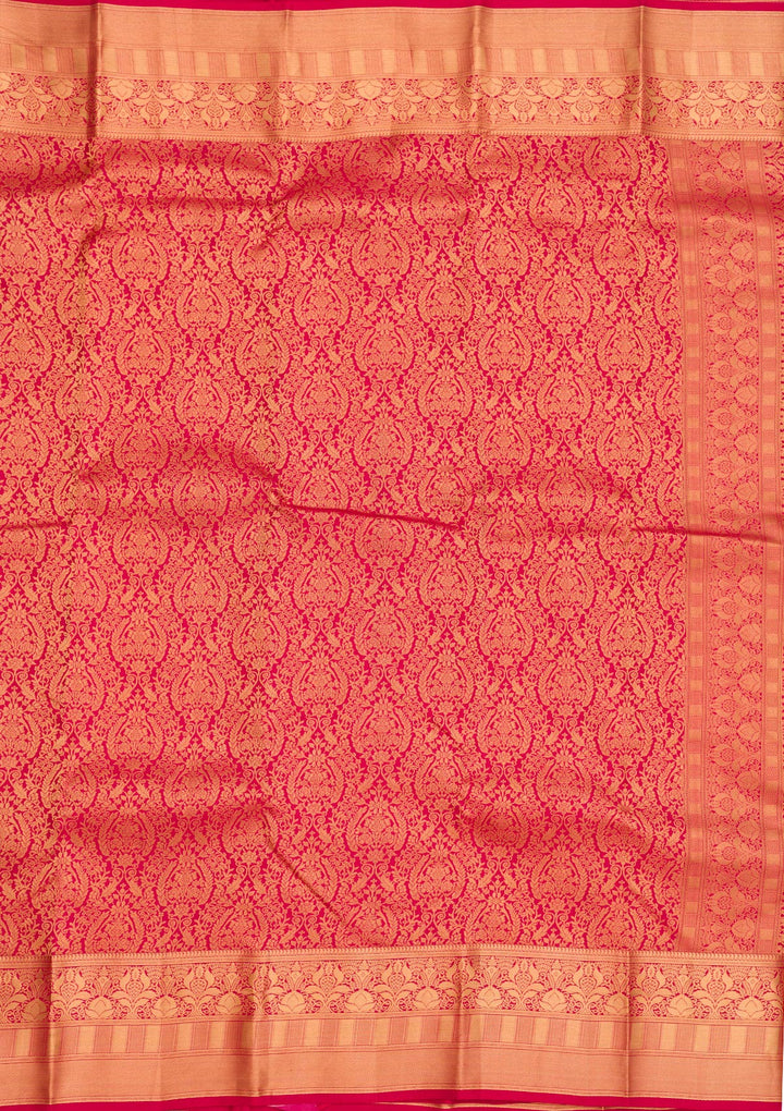 Red Zariwork Pure Silk Saree