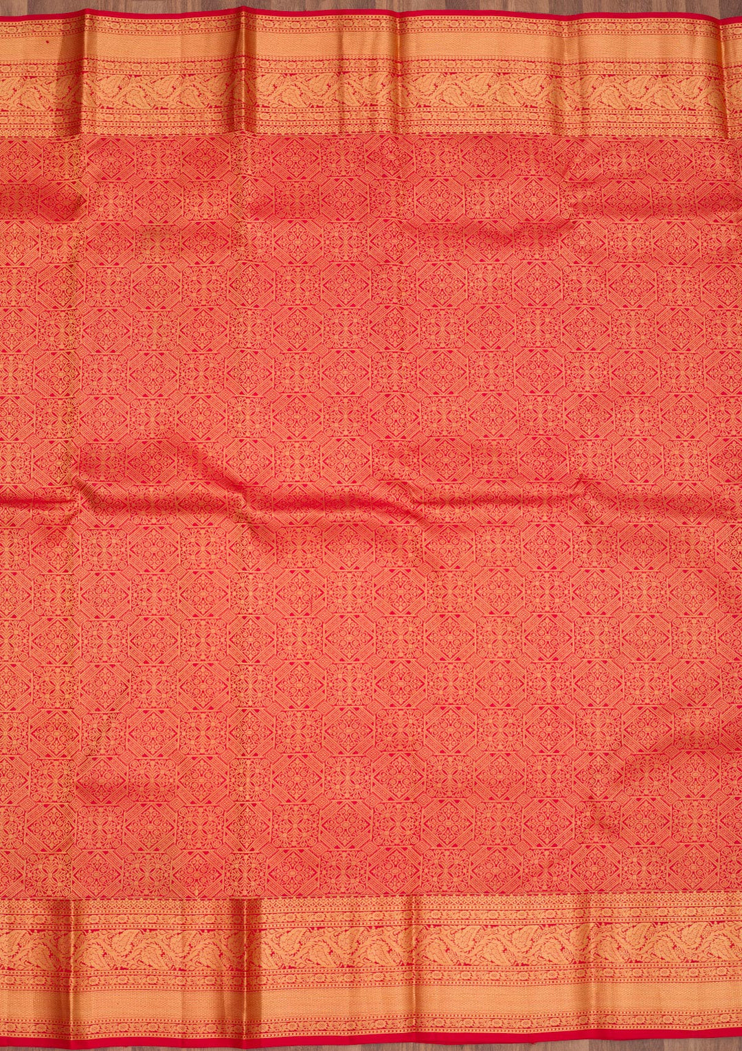 Red Zariwork Pure Silk Saree