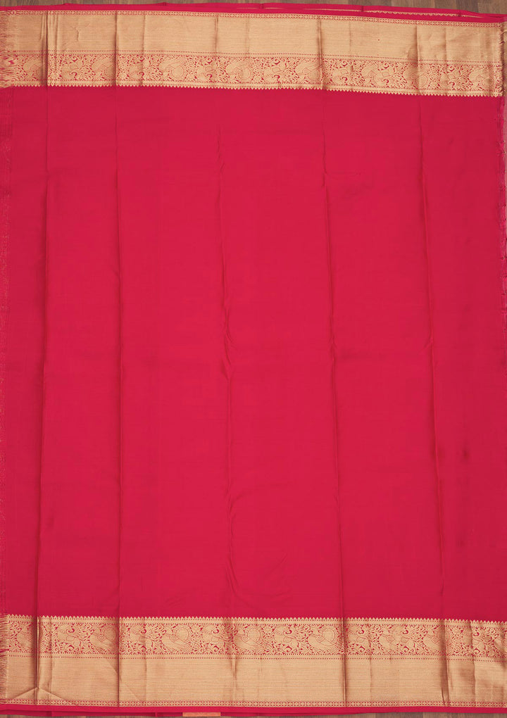 Red Zariwork Pure Silk Saree