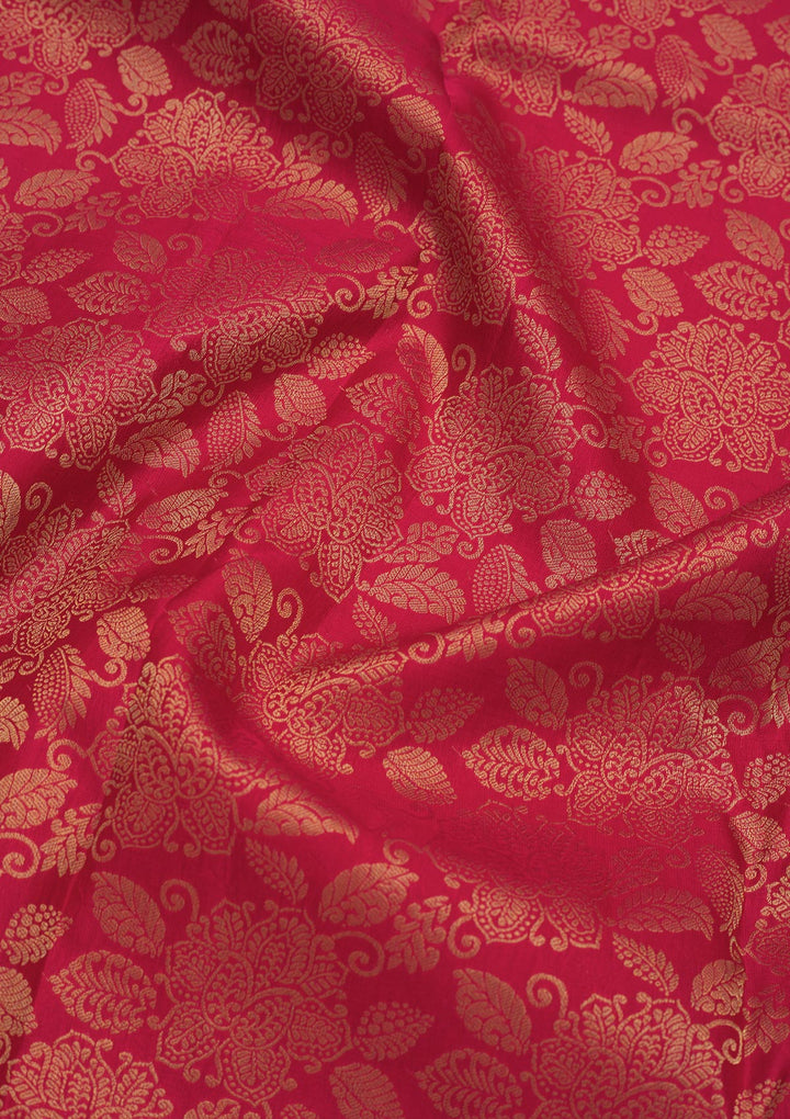Red Zariwork Pure Silk Saree