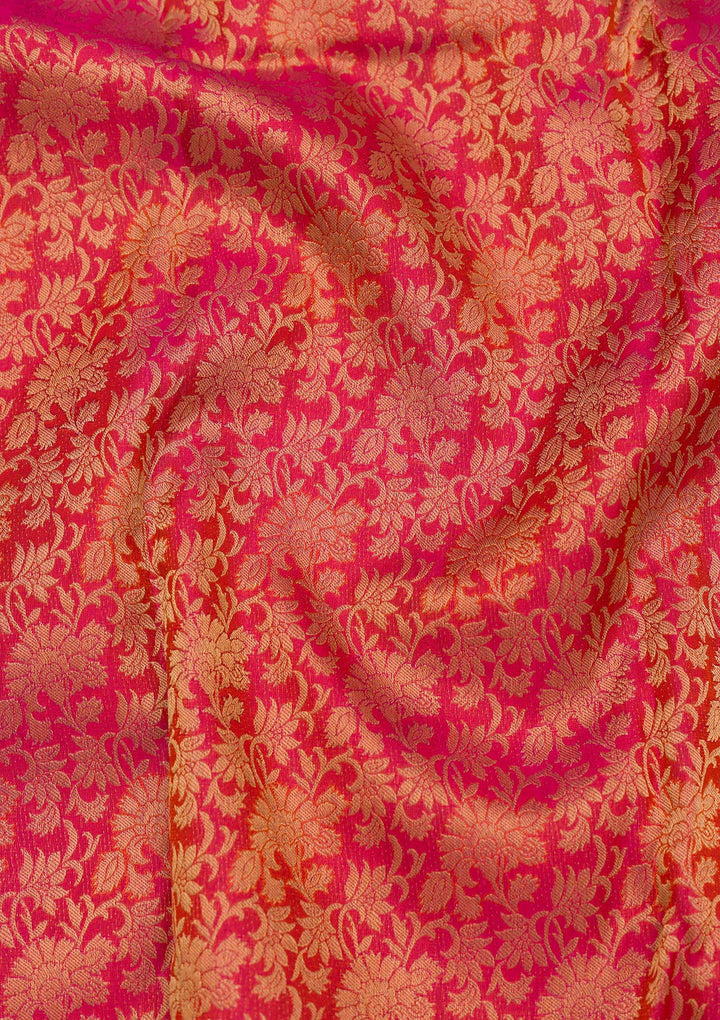 Red Zariwork Pure Silk Saree