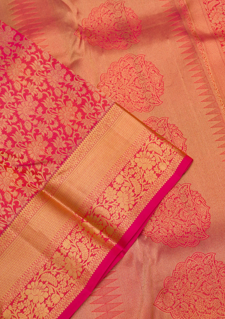 Red Zariwork Pure Silk Saree
