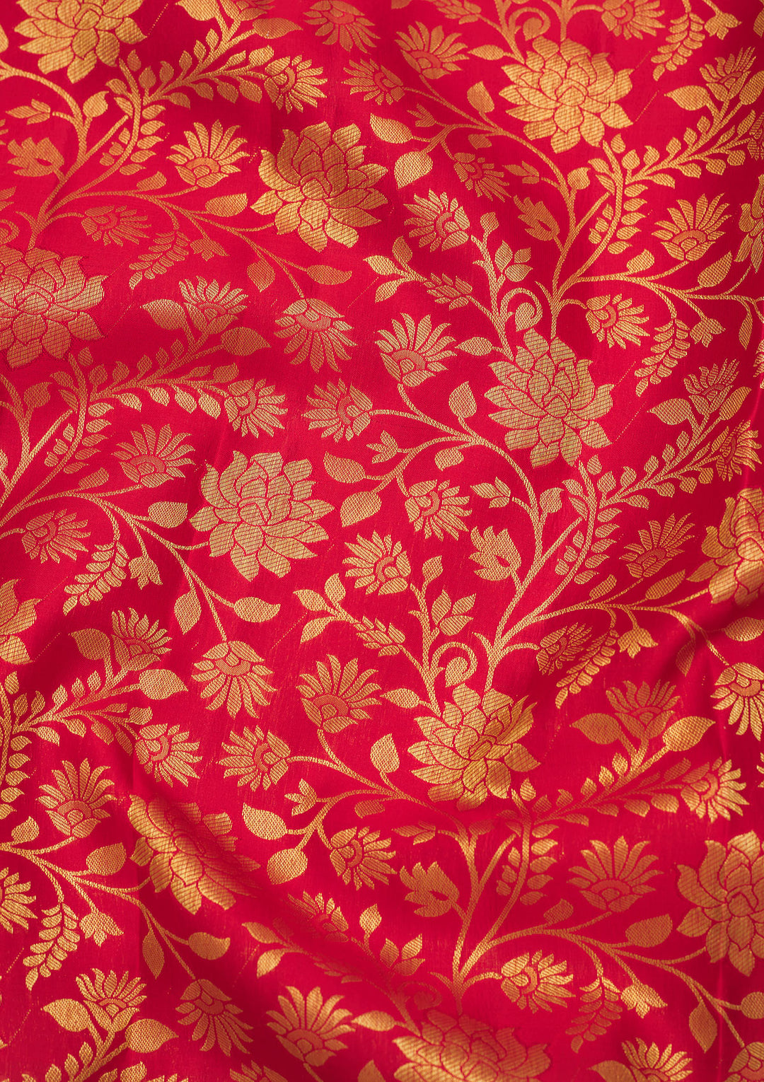 Red Zariwork Pure Silk Saree