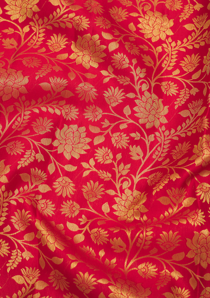 Red Zariwork Pure Silk Saree