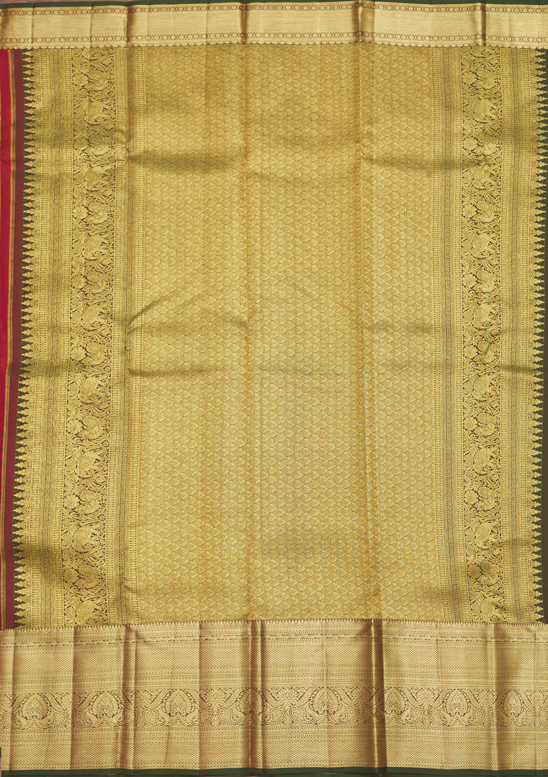 Red Zariwork Pure Silk Saree