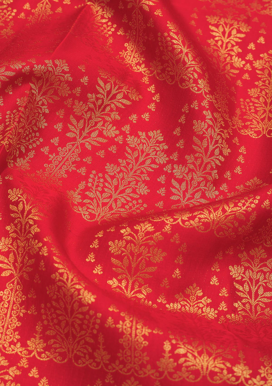 Red Zariwork Pure Silk Saree