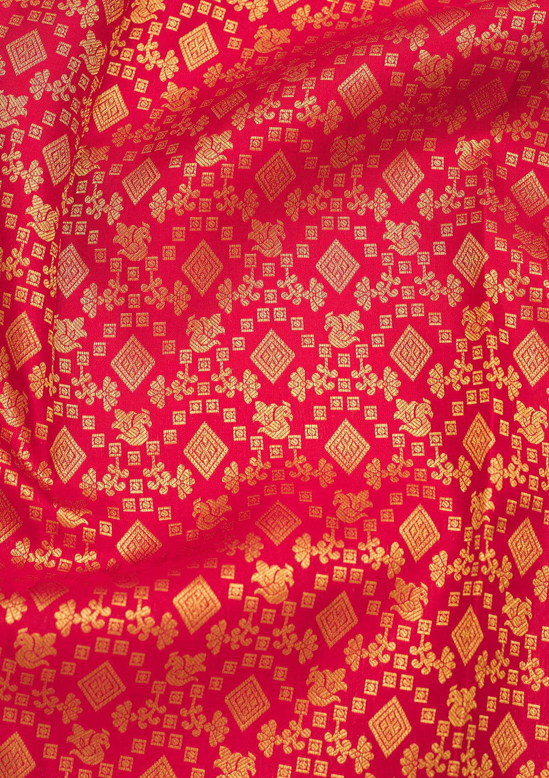 Red Zariwork Pure Silk Saree