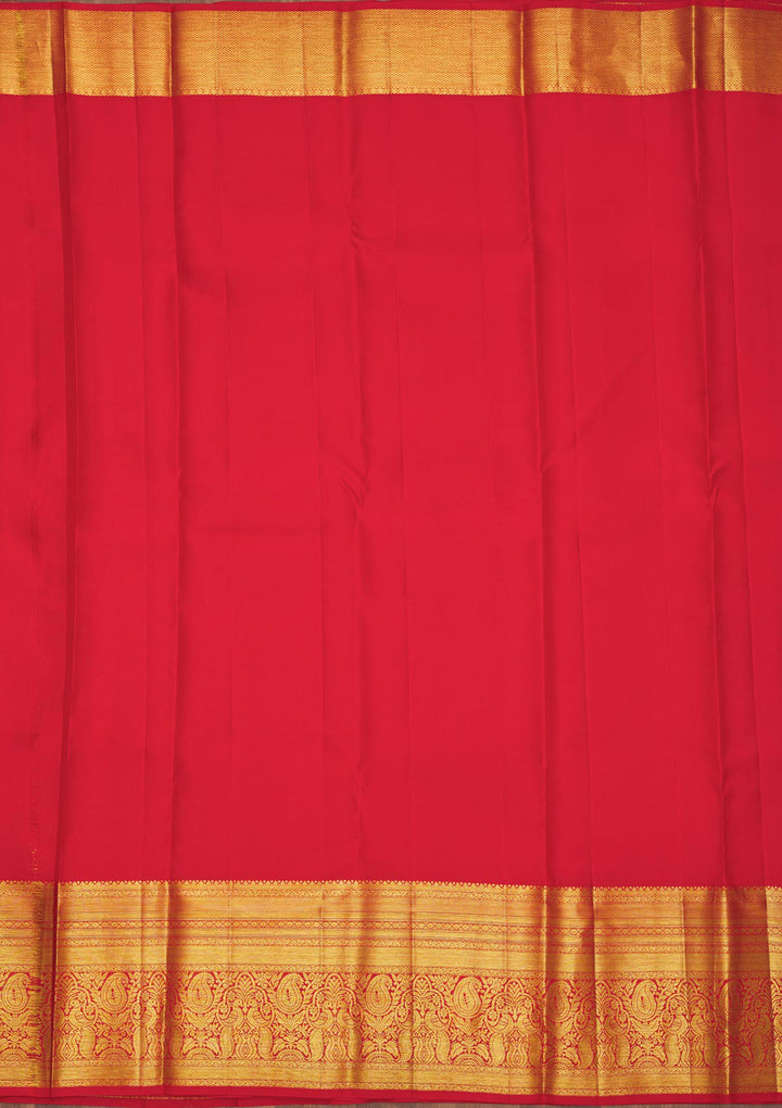 Red Zariwork Pure Silk Saree