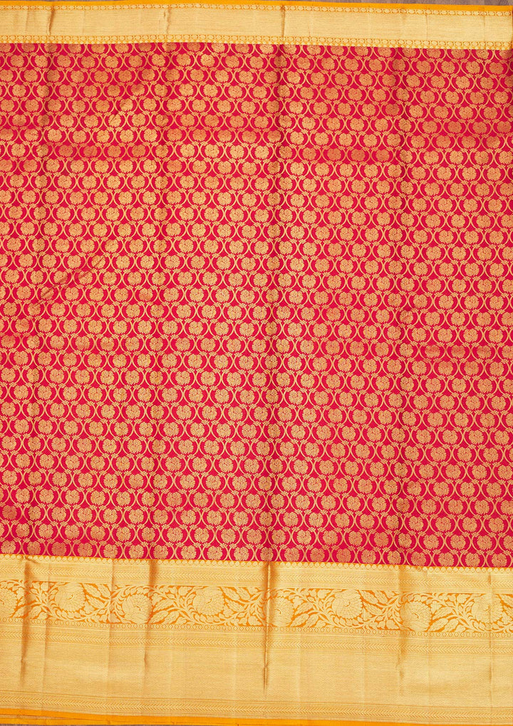 Red Zariwork Pure Silk Saree
