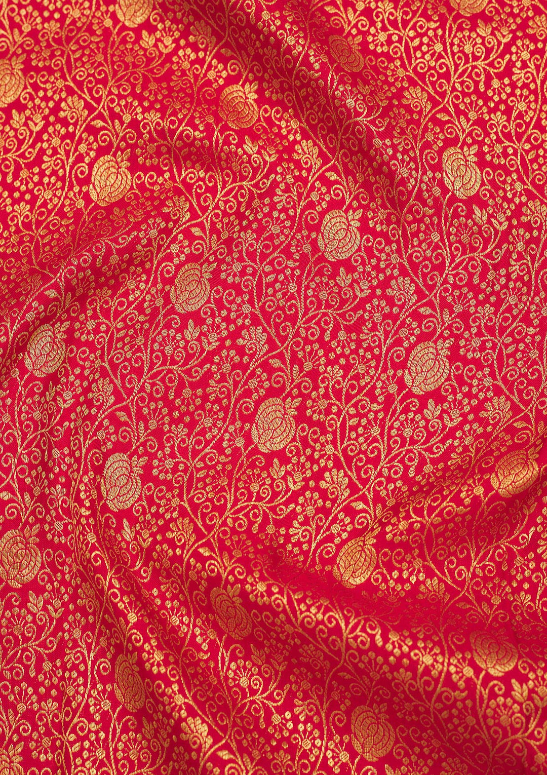 Red Zariwork Pure Silk Saree