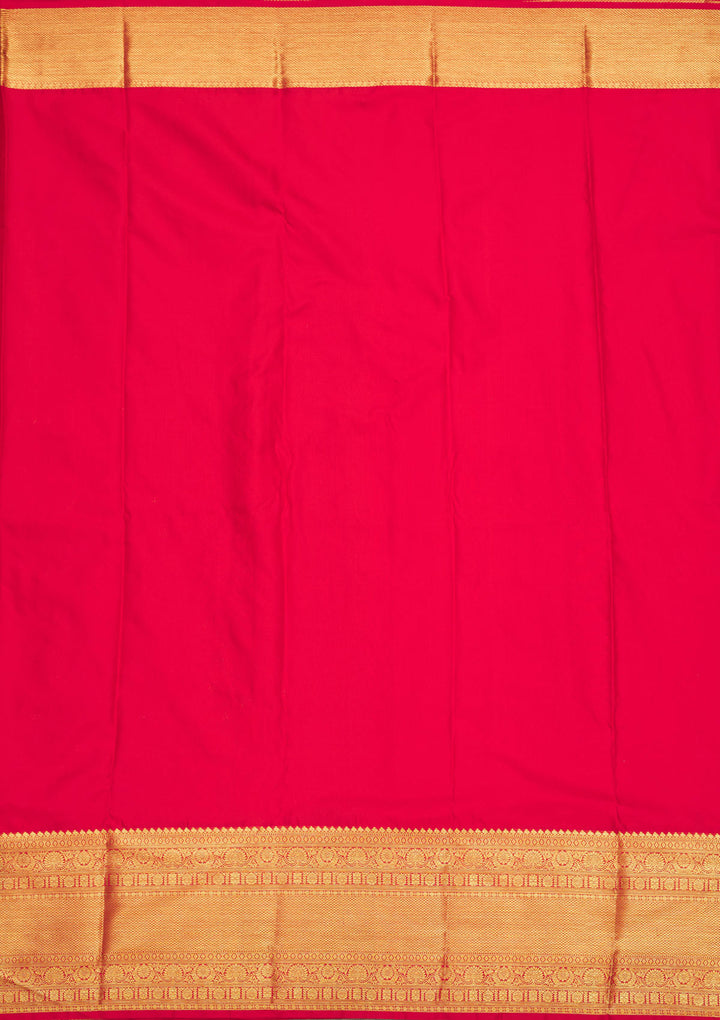 Red Zariwork Pure Silk Saree