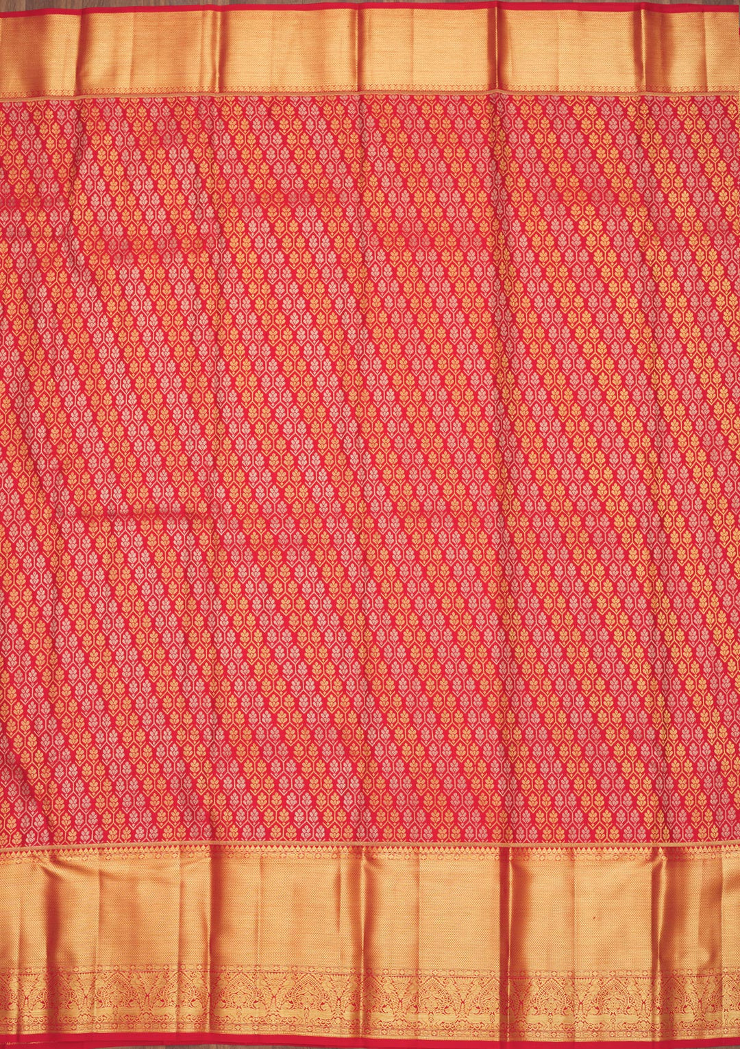 Red Zariwork Pure Silk Saree