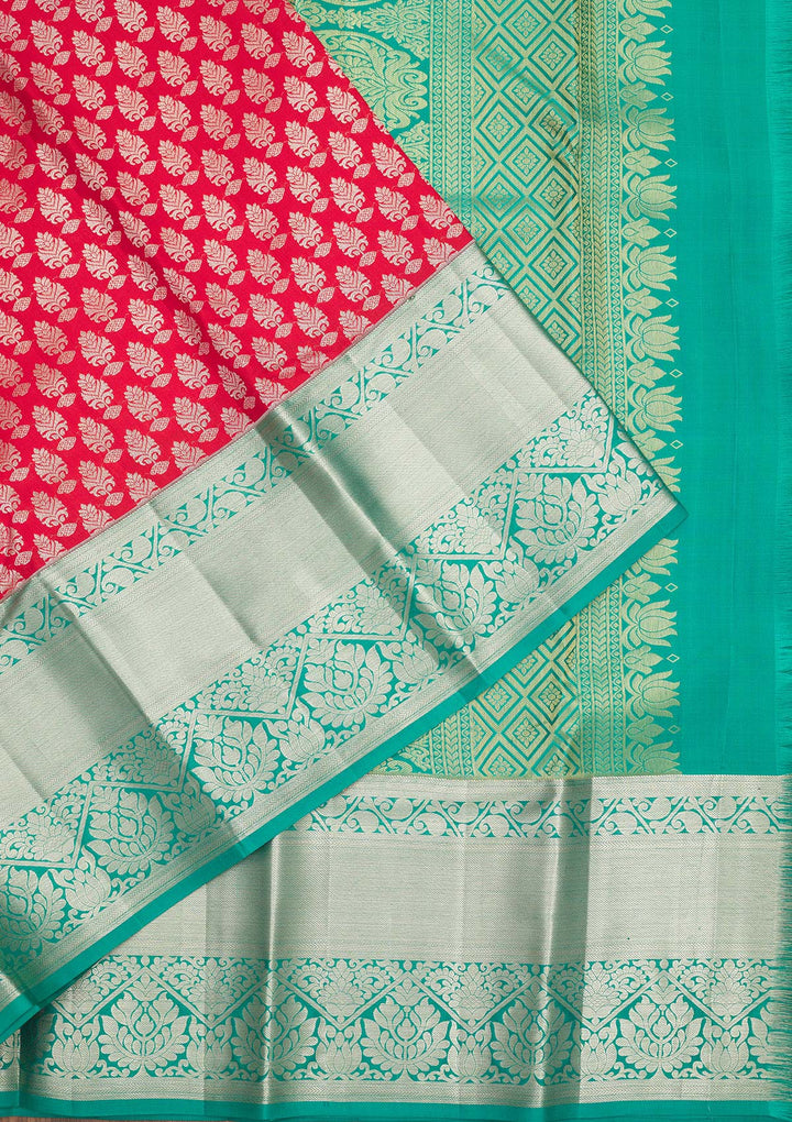 Red Zariwork Pure Silk Saree