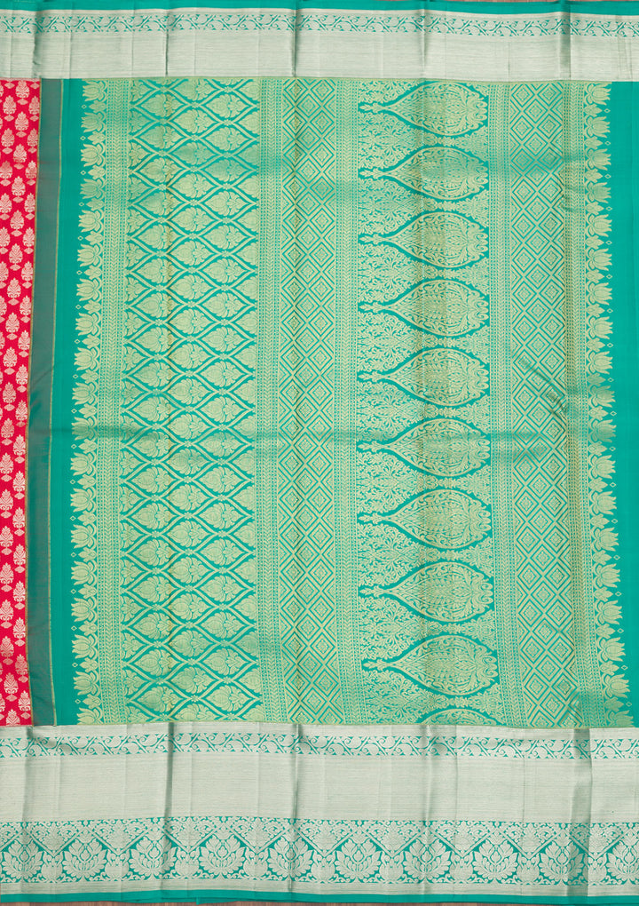 Red Zariwork Pure Silk Saree