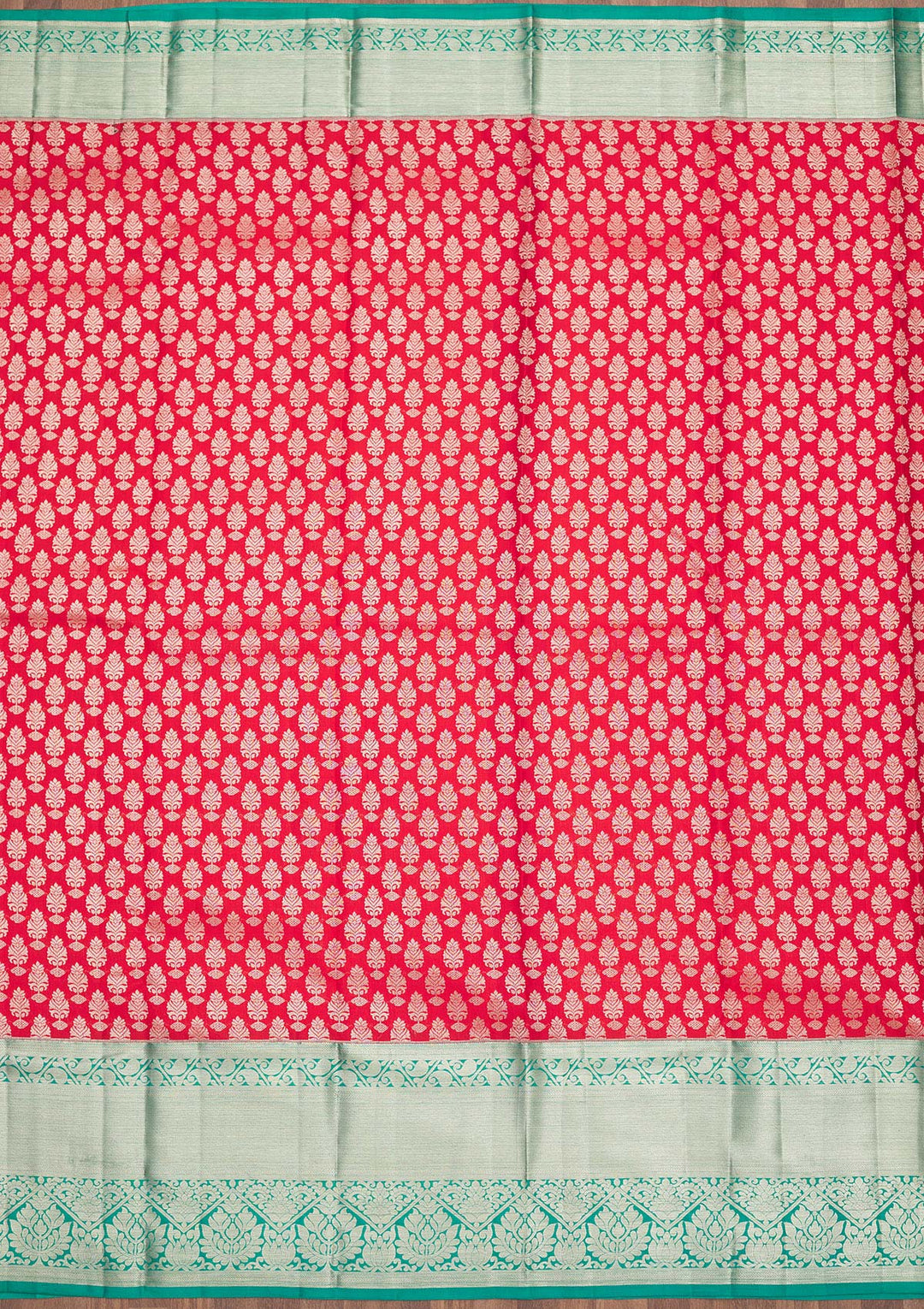 Red Zariwork Pure Silk Saree