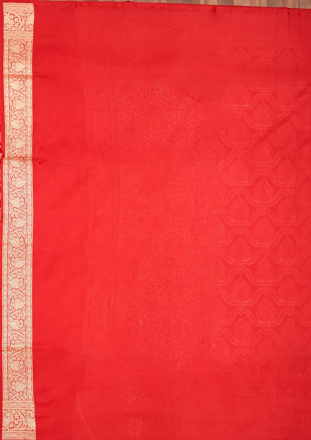 Red Zariwork Pure Silk Saree