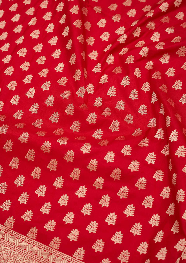 Red Zariwork Pure Silk Saree