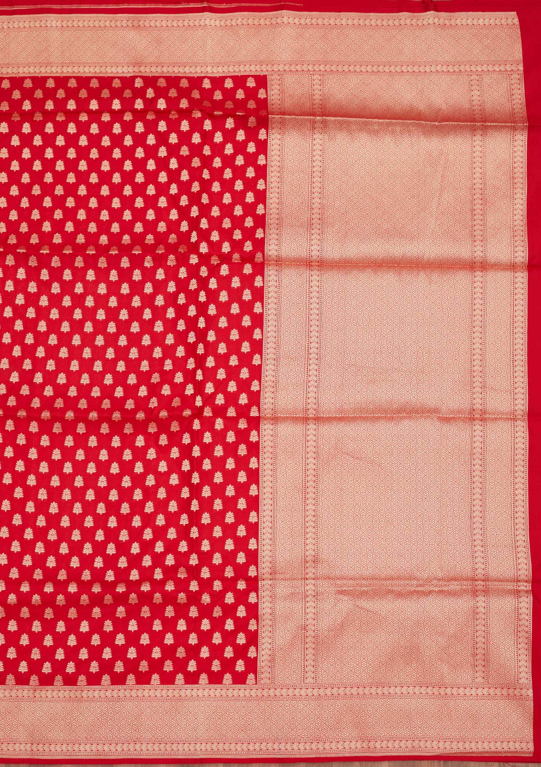 Red Zariwork Pure Silk Saree