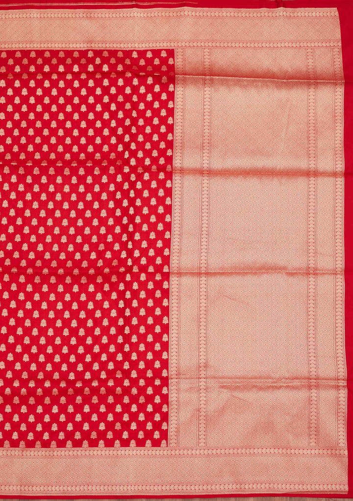 Red Zariwork Pure Silk Saree