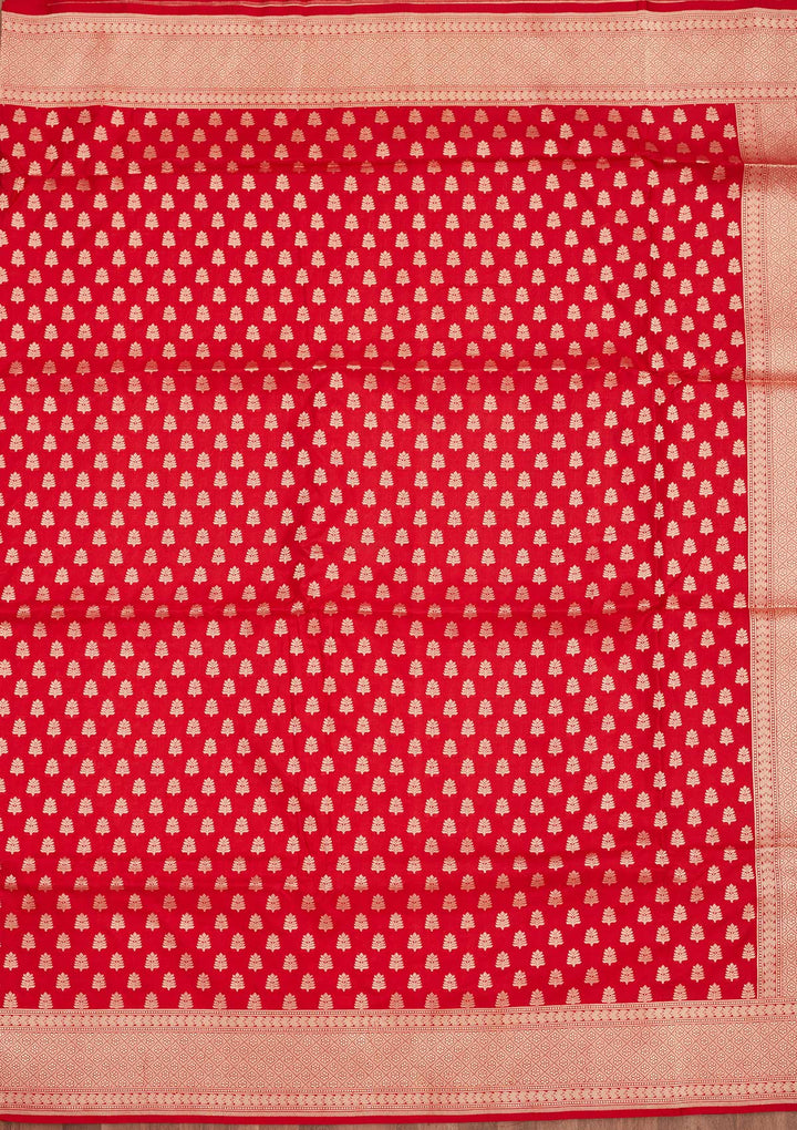 Red Zariwork Pure Silk Saree