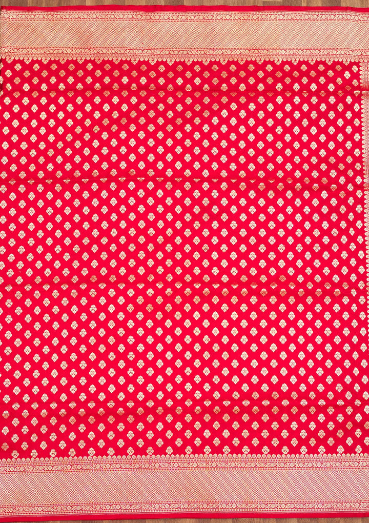 Red Zariwork Pure Silk Saree
