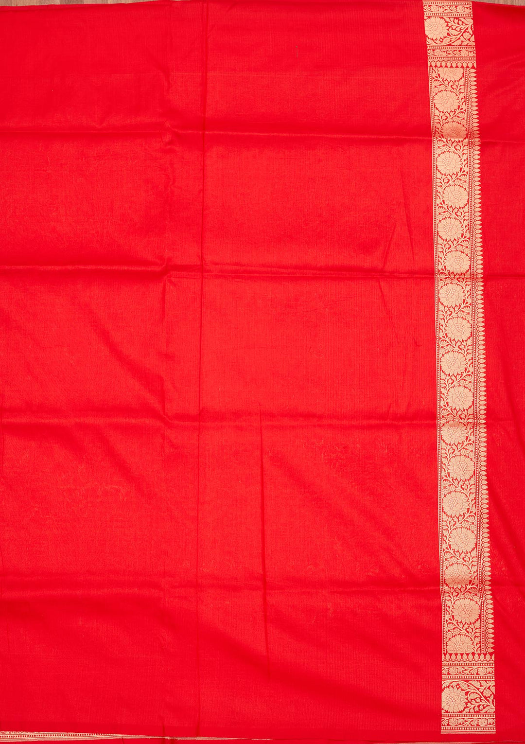 Red Zariwork Pure Silk Saree