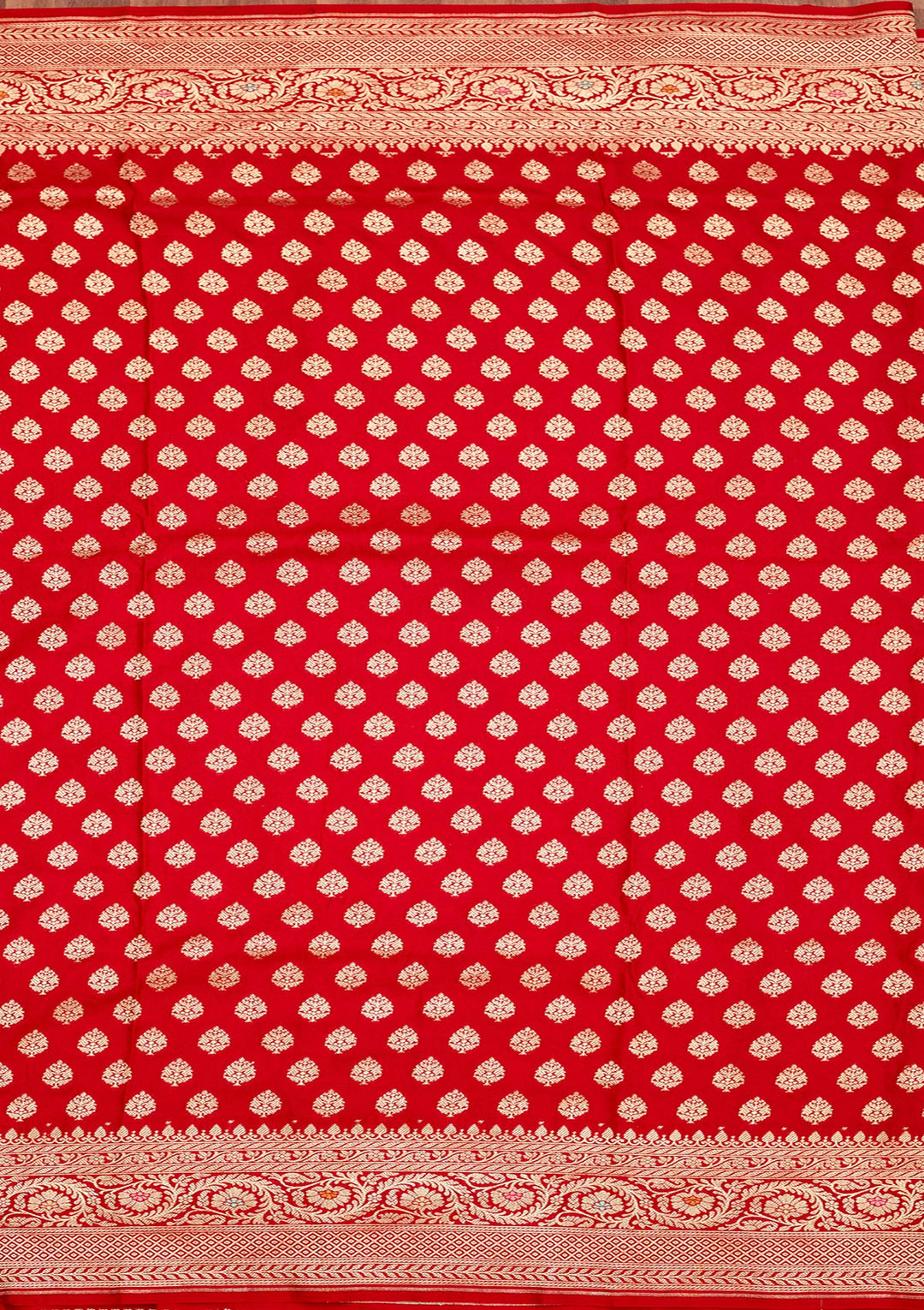 Red Zariwork Pure Silk Saree