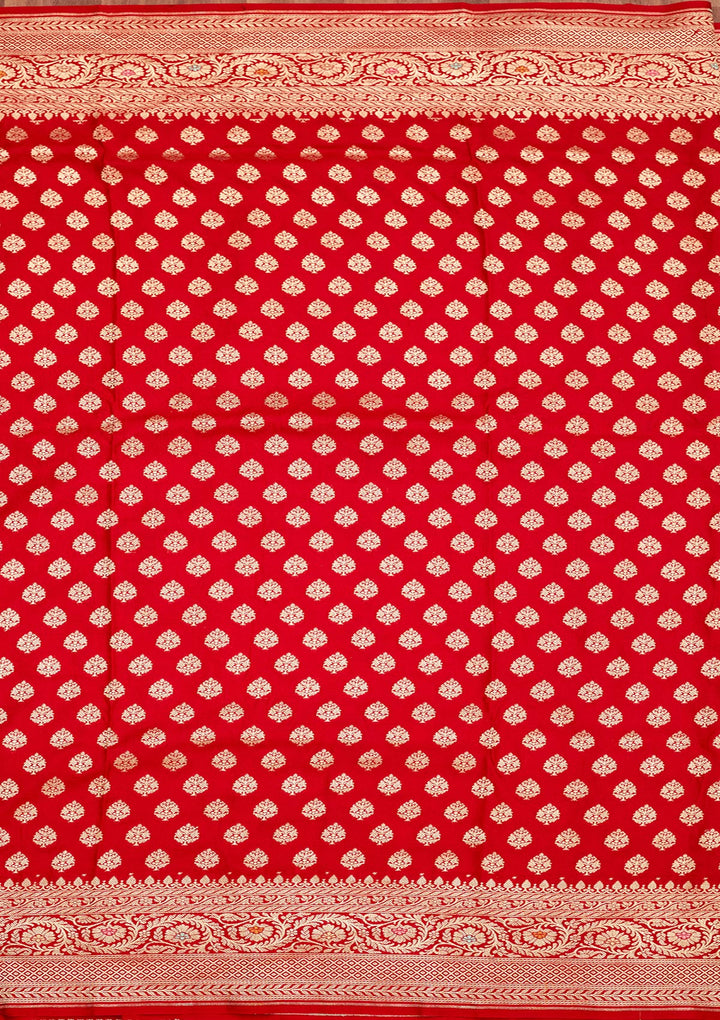 Red Zariwork Pure Silk Saree