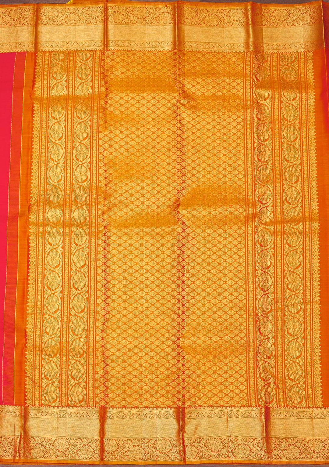 Red Zariwork Pure Silk Saree