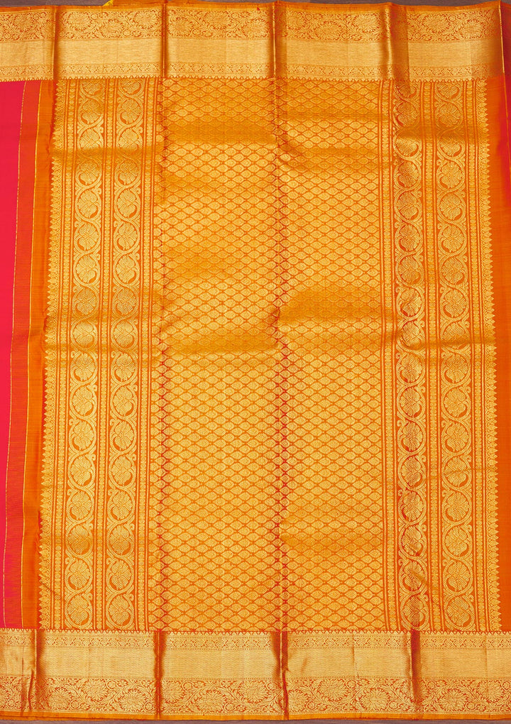 Red Zariwork Pure Silk Saree