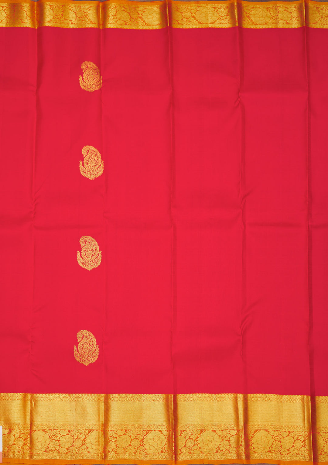 Red Zariwork Pure Silk Saree
