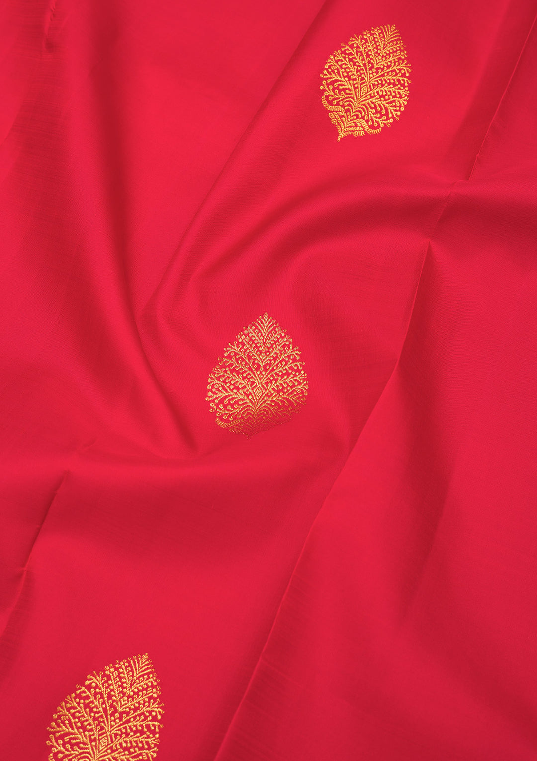 Red Zariwork Pure Silk Saree