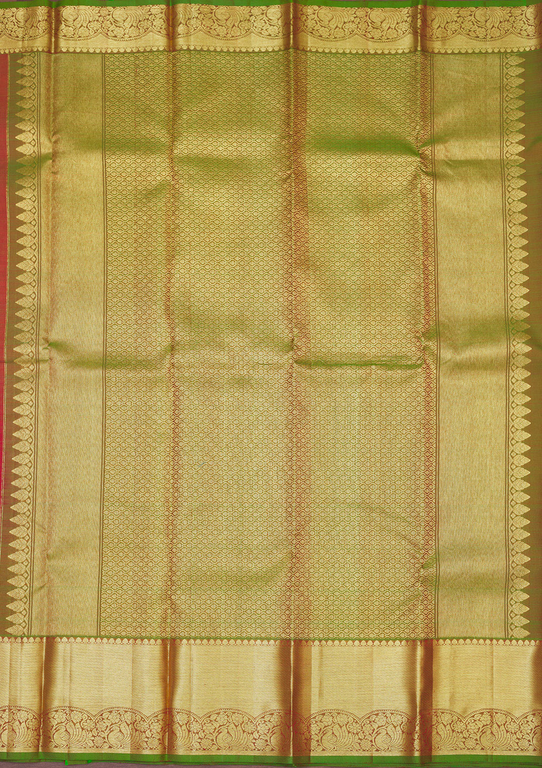 Red Zariwork Pure Silk Saree