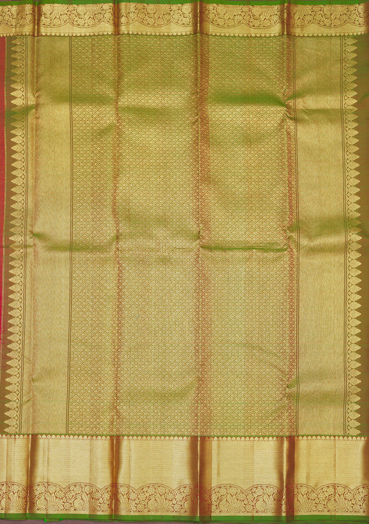 Red Zariwork Pure Silk Saree