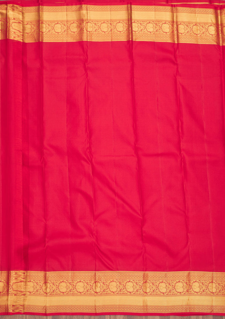 Red Zariwork Pure Silk Saree