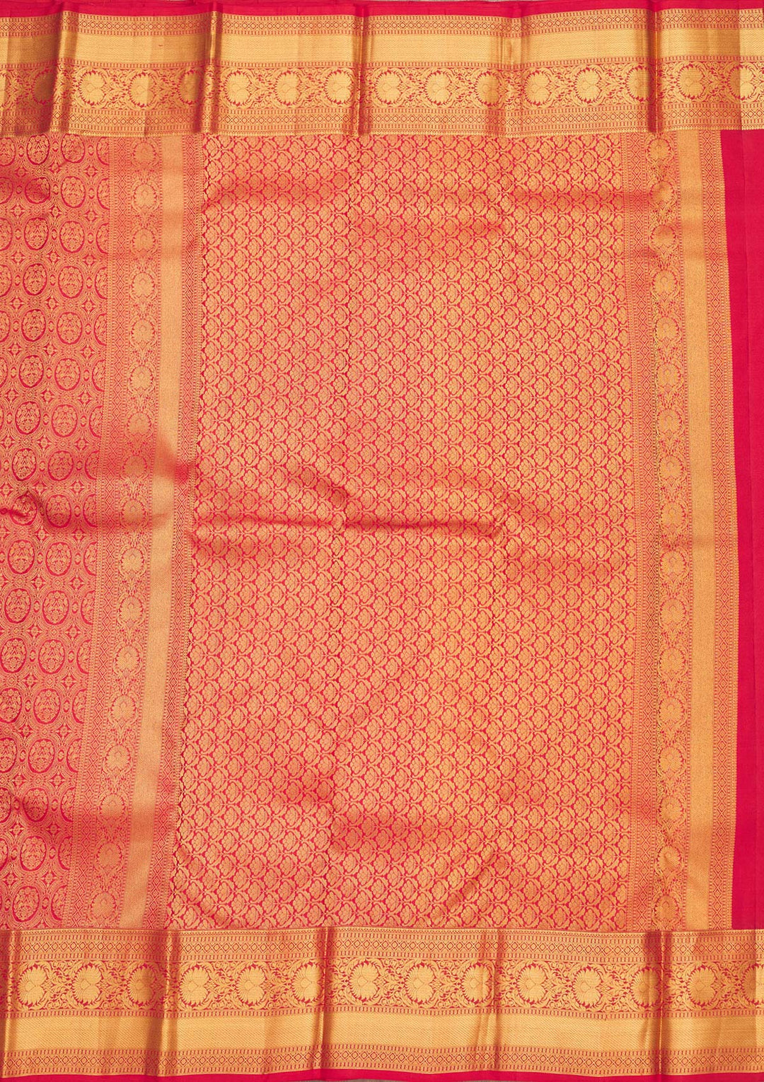 Red Zariwork Pure Silk Saree