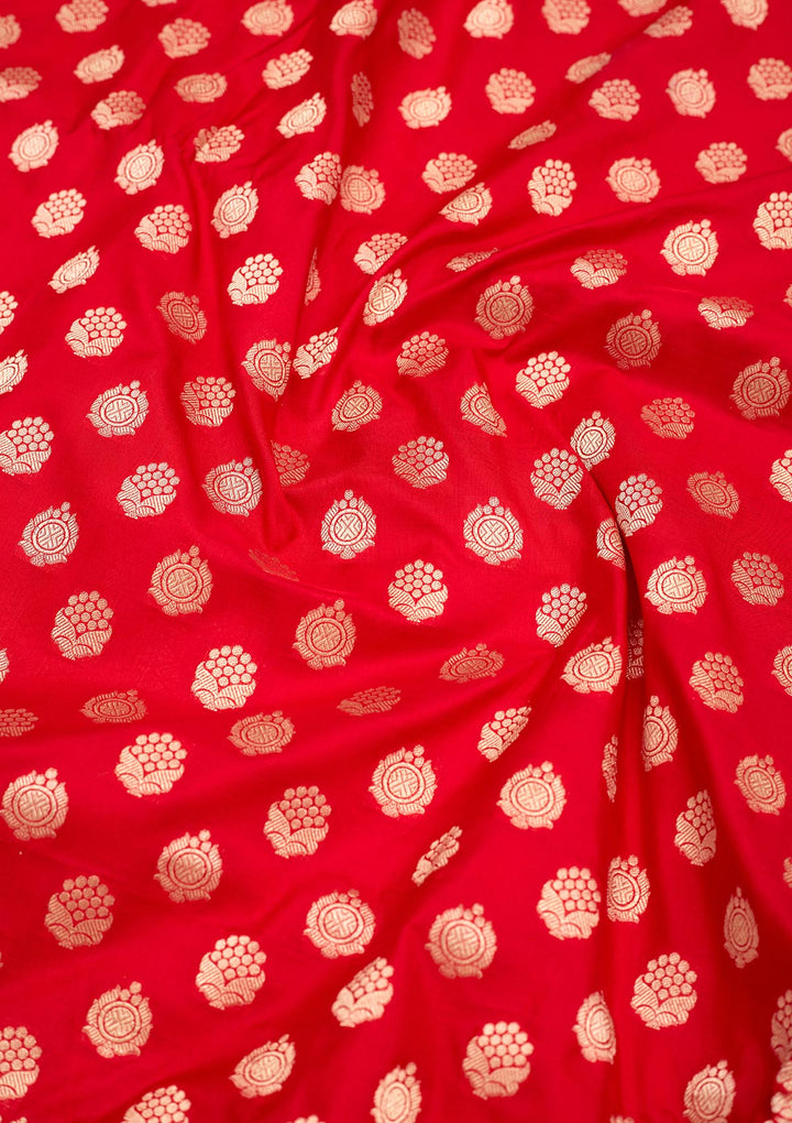 Red Zariwork Pure Silk Saree