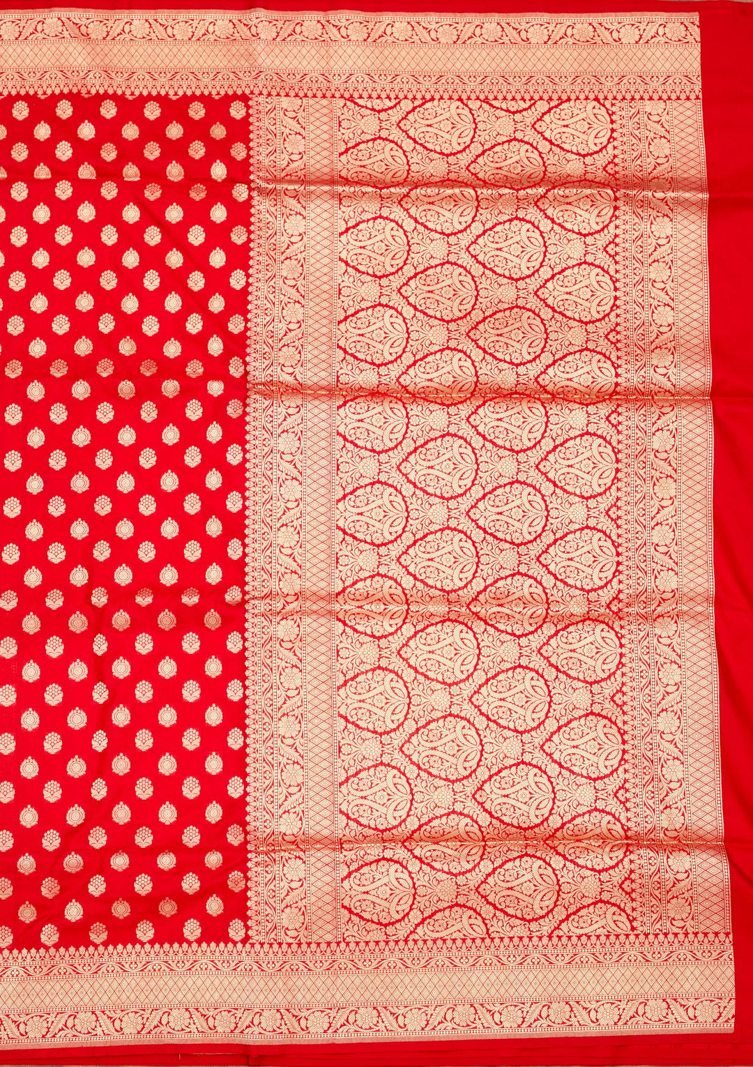 Red Zariwork Pure Silk Saree