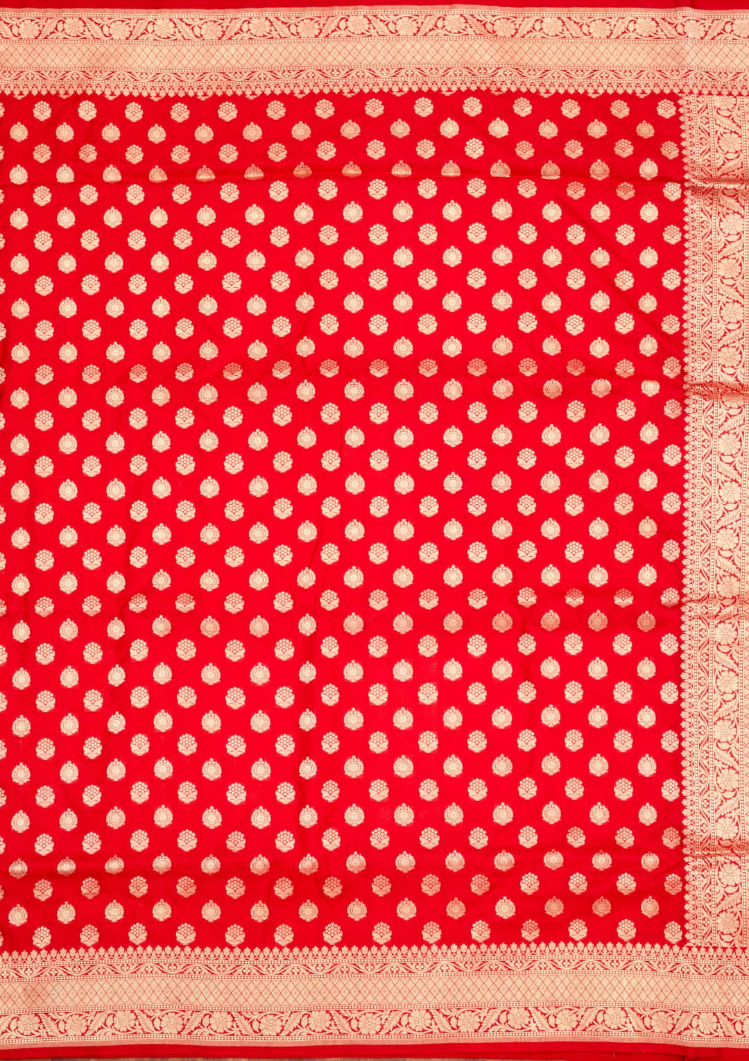 Red Zariwork Pure Silk Saree
